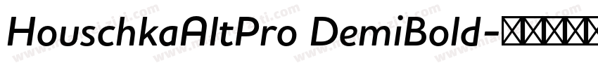 HouschkaAltPro DemiBold字体转换